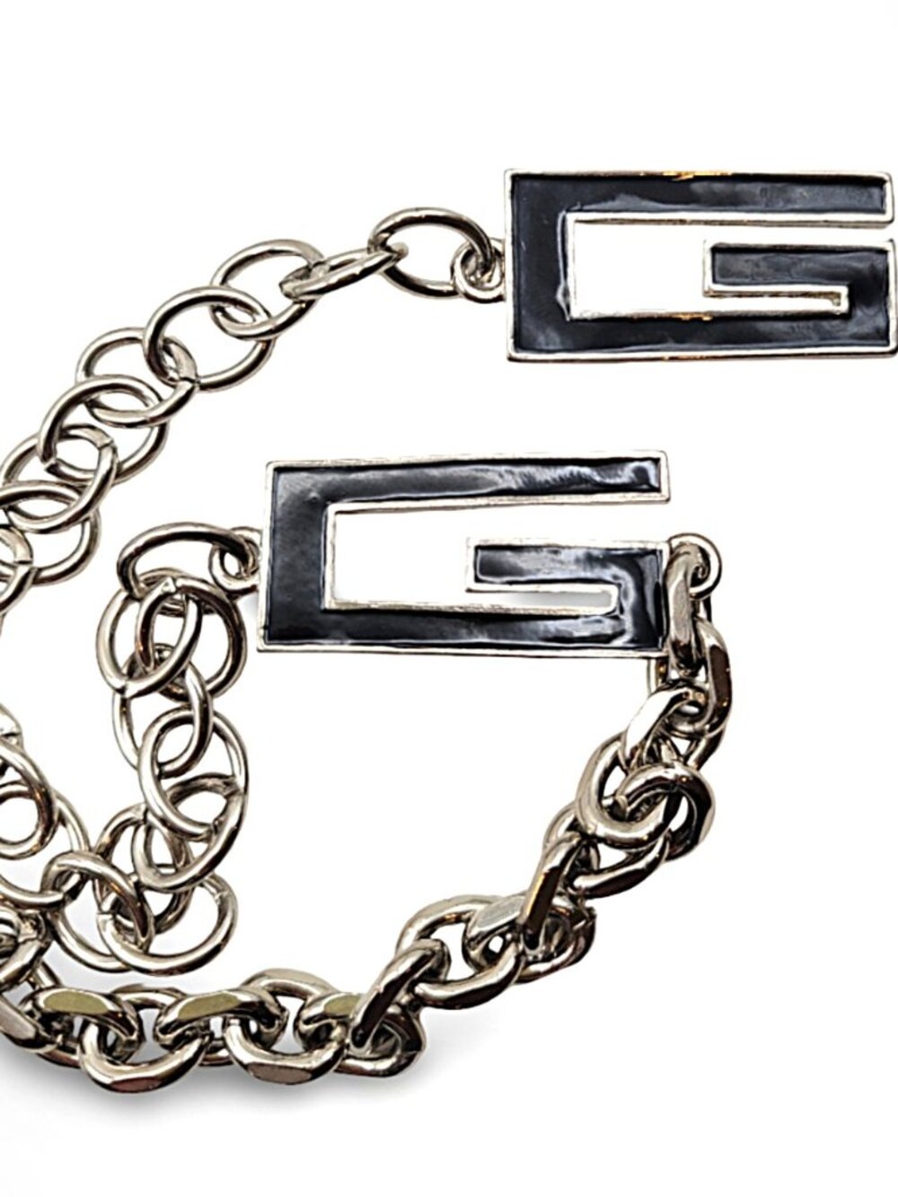 NWT Guess Logo Chain Belt L/XL - Picture 4 of 10